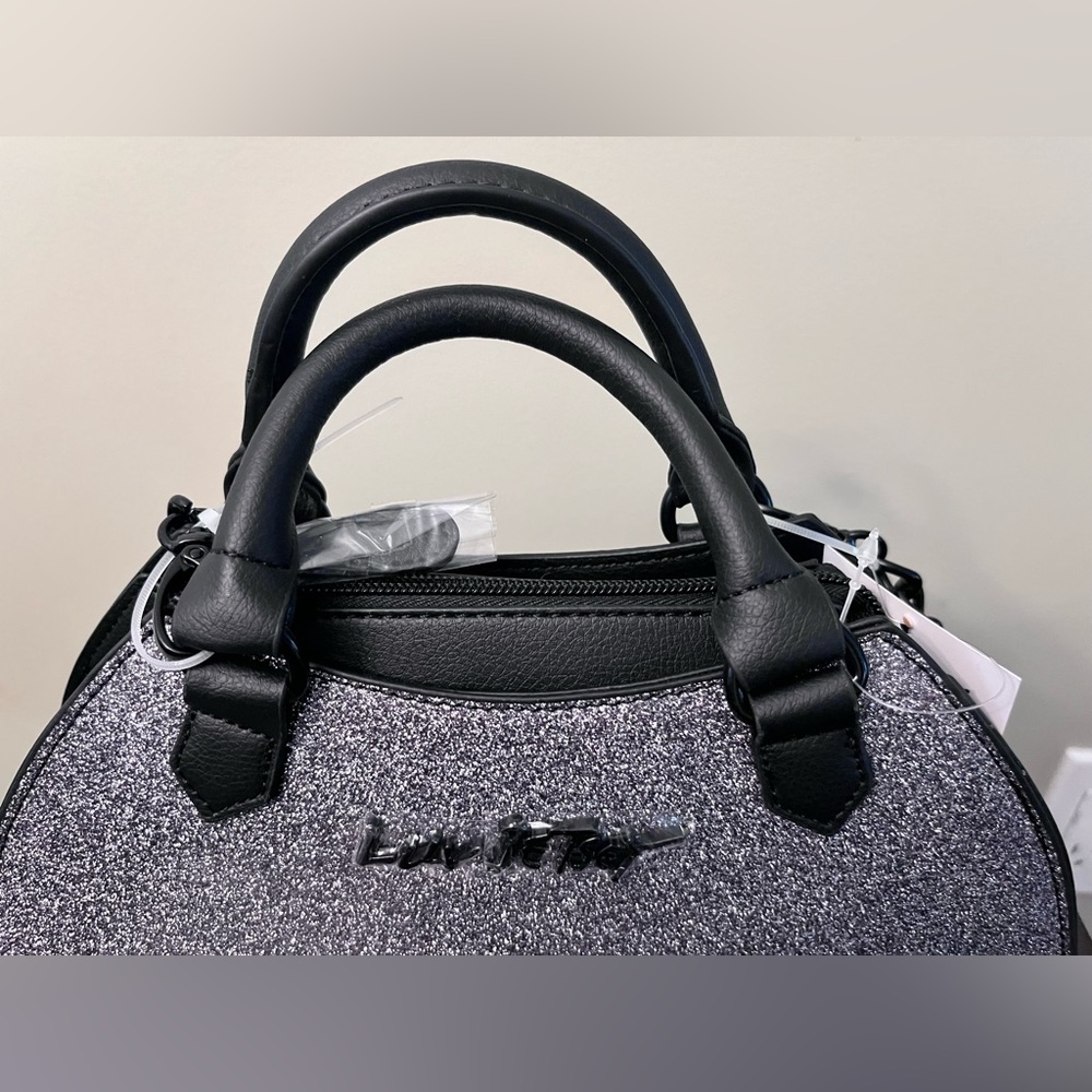 Luv Betsey Sparkle Bat Bag NWT